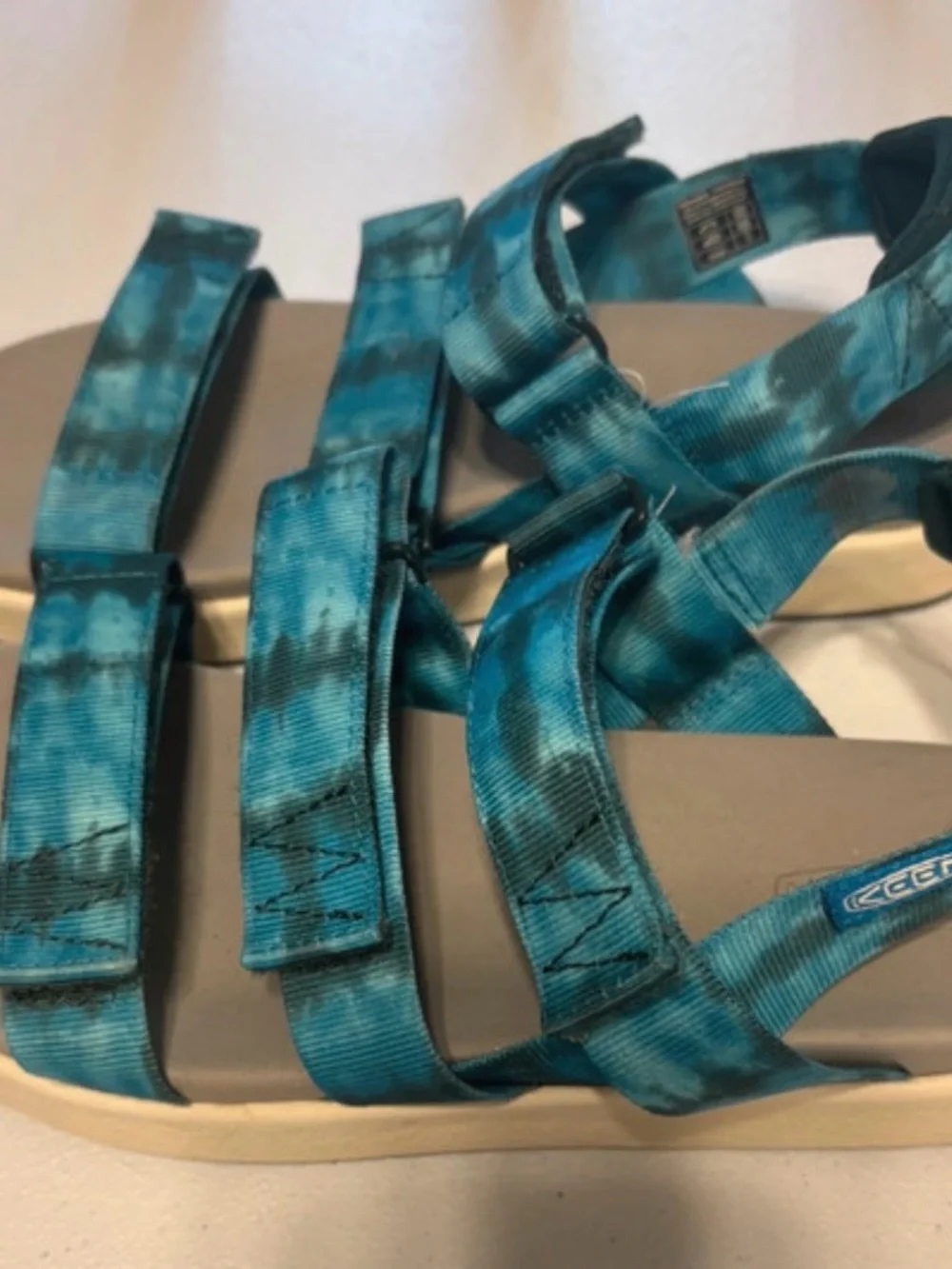 Keen Teal Tie-Dye Strap Sandals